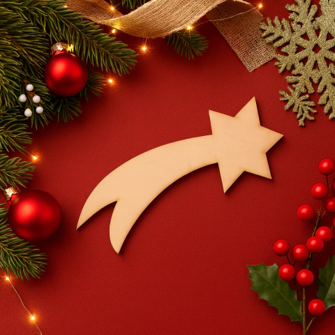 Estrella Cometa de la Navidad Adorno - comprar online