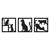 Cuadros Decorativo Silueta de Gato FibroPlus Negro - comprar online