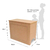 Mesa Candy Bar Desarmable con Moldura 103x80cm - comprar online