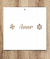 Stencil Navidad Frase Amor 26x8cm