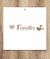 Stencil Navidad Frase Familia 26x8cm