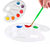 Paleta Plastica Mezcladora Acuarela Acrilico Tempera Matezz - tienda online