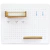 Tablero Panel Organizador de Pared 57x48cm - FibroPlus Blanco