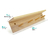 Perchero de madera 4 ganchos 42x9cm