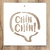Stencil Frase Chin chin 20x20cm