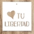 Stencil Frase tu libertad 20x20cm