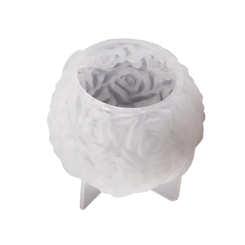 Molde Silicona Velas Rosas - comprar online