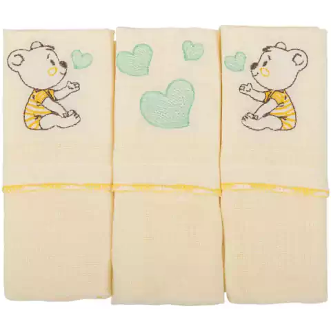 Pano De Boca Kit Com 3 Peças