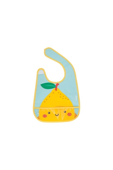 Babador Com Bolso Limão