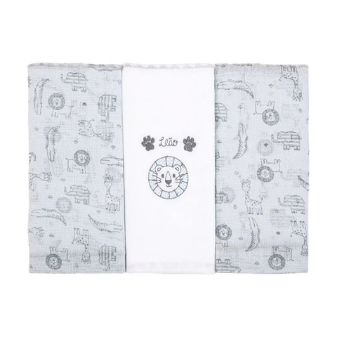 Pano De Boca Compose Bordado Selva