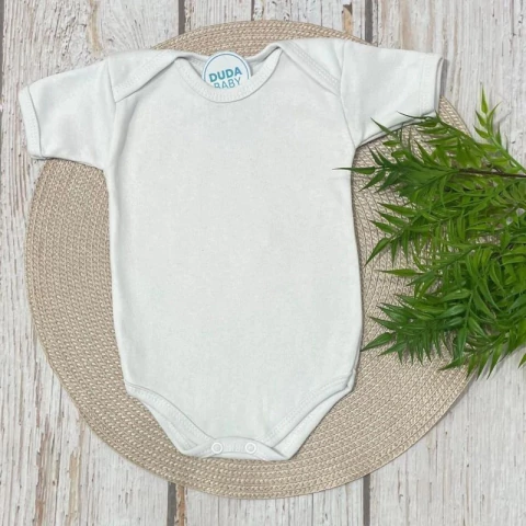 BODY BRANCO GELO MANGA CURTA RN