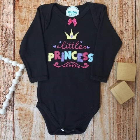 Body Manga Longa Preto M