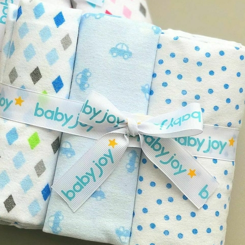 KIT MANTA CUEIRO FLANELADO AZUL - comprar online