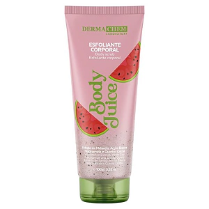 ESFOLIANTE CORPORAL MORANGO BODY JUICE DERMACHEM – RENOVAÇÃO, MACIEZ E PERFUME FRUTADO PARA SUA PELE 