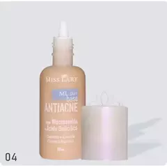 BASE ANTIACNE MISS LARY – COBERTURA COM TRATAMENTO PARA PELES ACNEICAS