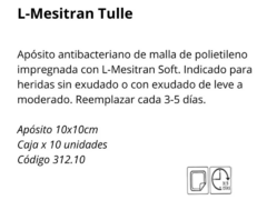 L-mesitran Tulle Apósito 10x10cm