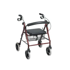 ANDADOR ROLLATOR CON 4 RUEDAS Y ASIENTO A3019B
