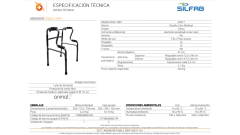 ANDADOR DOBLE GRIP SILFAB A3017 - comprar online