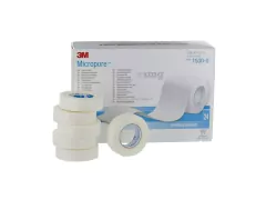 CINTA MICROPORE DE 1,25cm X 9mts. - X 24 ROLLOS