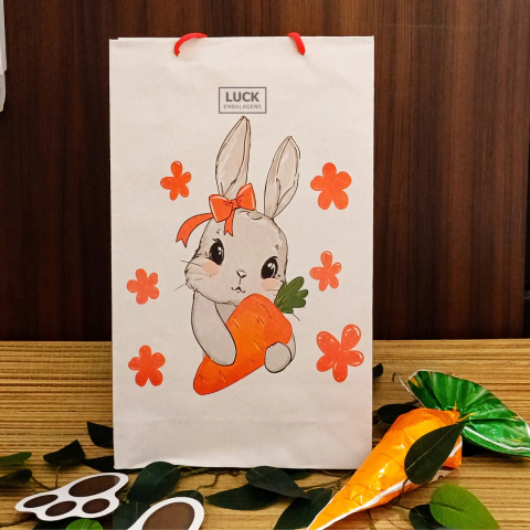 SACOLA PÁSCOA CENOURINHA - comprar online