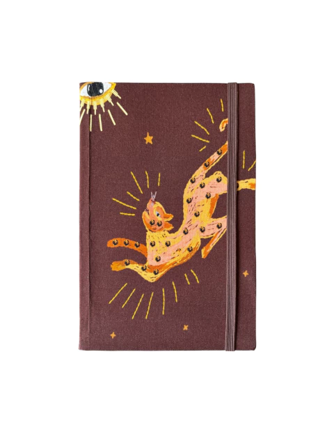 Caderno estampado místico