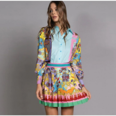 Conjunto Feminino Celeste na internet