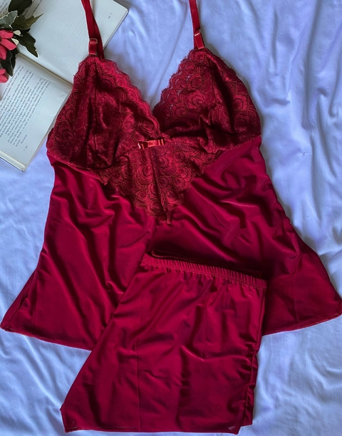 BABY DOLL FATIMA VERMELHO