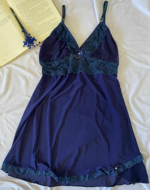 CAMISOLA EDLENE AZUL MARINHO