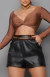 Shorts Couro Natalie na internet