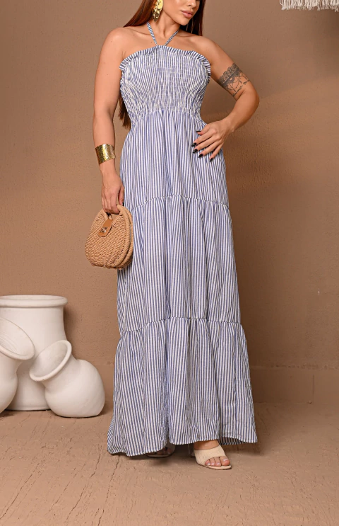 Vestido Alice Poly Stripe - comprar online