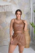 Shorts Couro Natalie