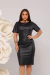 Vestido Couro Laine - Barraca do Willinha | Atacado Online de Moda no Brás - Preço Baixo e Qualidade