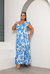 Vestido Silk Flow Floral Curve Vivi na internet