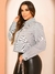 Camisa Cropped Tricoline Morgana na internet