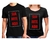 Camisa personalizada preta em algodão