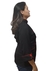 Dólmã Feminino Preto com detalhes Vermelho Oxford - comprar online