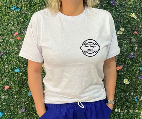 CAMISA PERSONALIZADA BRANCA POLIESTER - comprar online