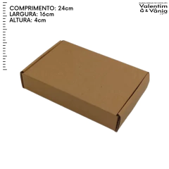 Caixa Pac Mini - 24x16x4cm | PRONTA ENTREGA