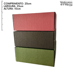 Caixa Leonardo - Cores | 25x23x10cm