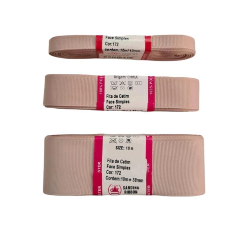 Fita Gorgurão Sanding - Unidade - Cor 172 Nude