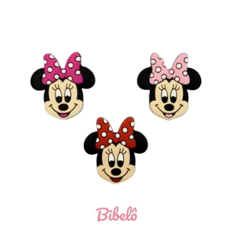 Aplique Emborrachado Minnie com Laço - 5 unidades - comprar online