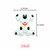Aplique Emborrachado Cão Dalmata - 5 unidades