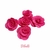 Rosa de Tecido - 05 Unidades - Lojas Bibelô
