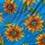 Chitão 1,40m x 1,00m - Girassol Amarelo Fundo Azul - comprar online