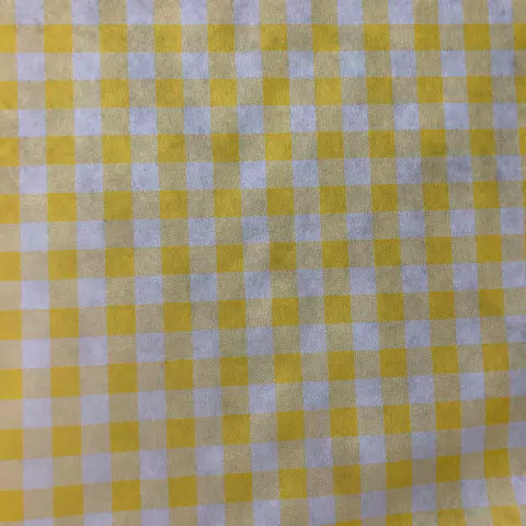 TNT Estampado 1 Metro - Xadrez Amarelo