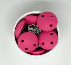 broche de silicona fucsia 35mm