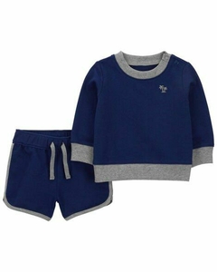 Set 2 piezas carters importado azul