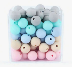 kit 50 piezas bolitas redondas tono 8