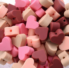 kit 20 piezas corazones tono 5