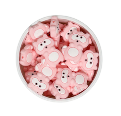Mini mordillo ardilla rosa 20x31mm - comprar online